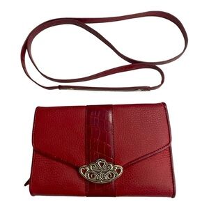 COLDWATER CREEK Red Faux
Leather Organizer Wallet
Checkbook~ID~Cards~Coins